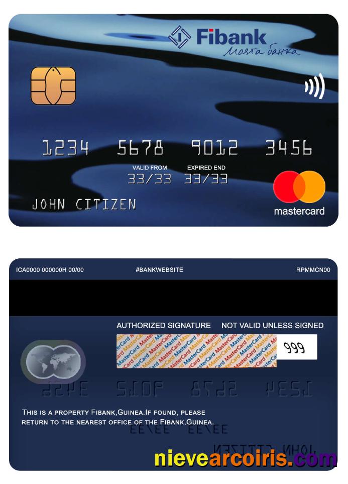 Guinea Fibank bank mastercard